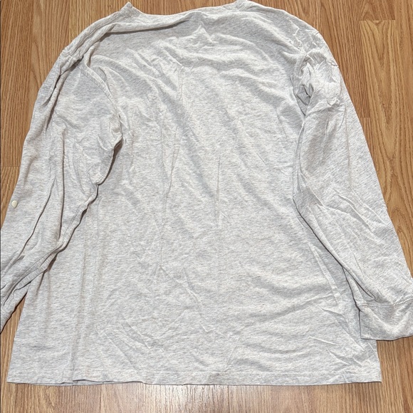 PINK Victoria's Secret Cream Long Sleeve Tee - Picture 4 of 4